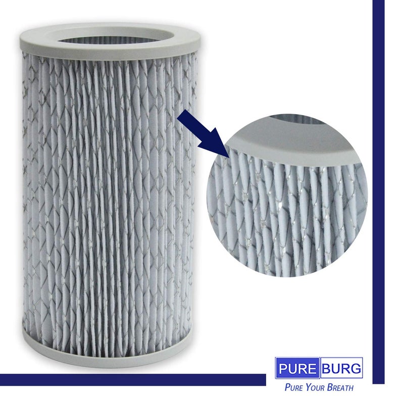 PUREBURG Replacement HEPA Filter Fits to Molekule Air Purifier, High-efficiency air clean Dust VOCs Pet-Hair Home Office, 1-Pack - Image 2